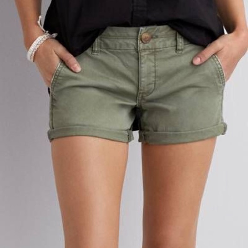 American Eagle Green shorts